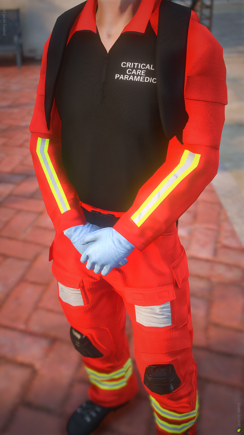 Fictional Critical Care Paramedic Air Ambulance Uniform